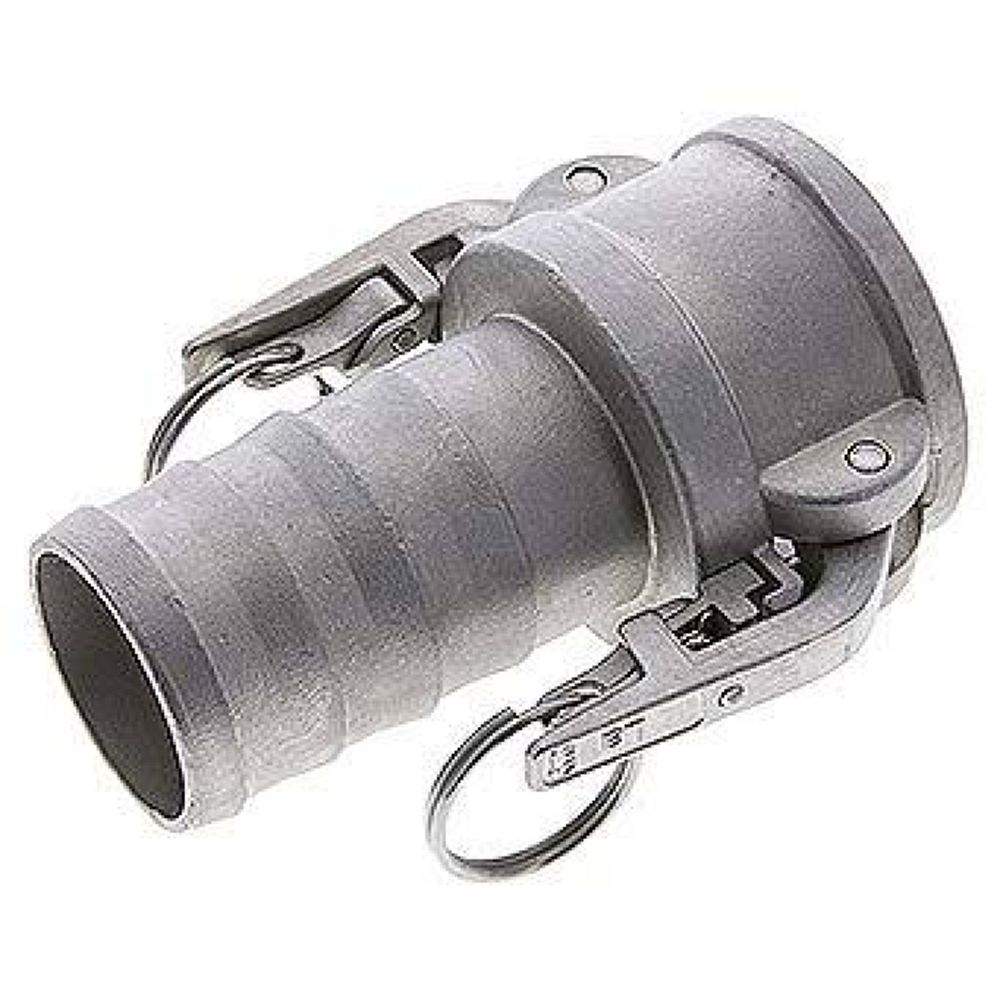 Sicherheits-Kamlock-Kupplung (C) 50 (2")mm Schlauch, Edelstahl (1.4408)