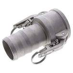 Sicherheits-Kamlock-Kupplung (C) 50 (2")mm Schlauch, Edelstahl (1.4408)