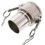 DIN/EN-Kamlock-Kupplung (C/CC) 63 (2-1/2")mm Schlauch, Edelstahl (1.4408)