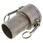 Sicherheits-Kamlock-Kupplung (C) 63 (2-1/2")mm Schlauch, Edelstahl (1.4408)