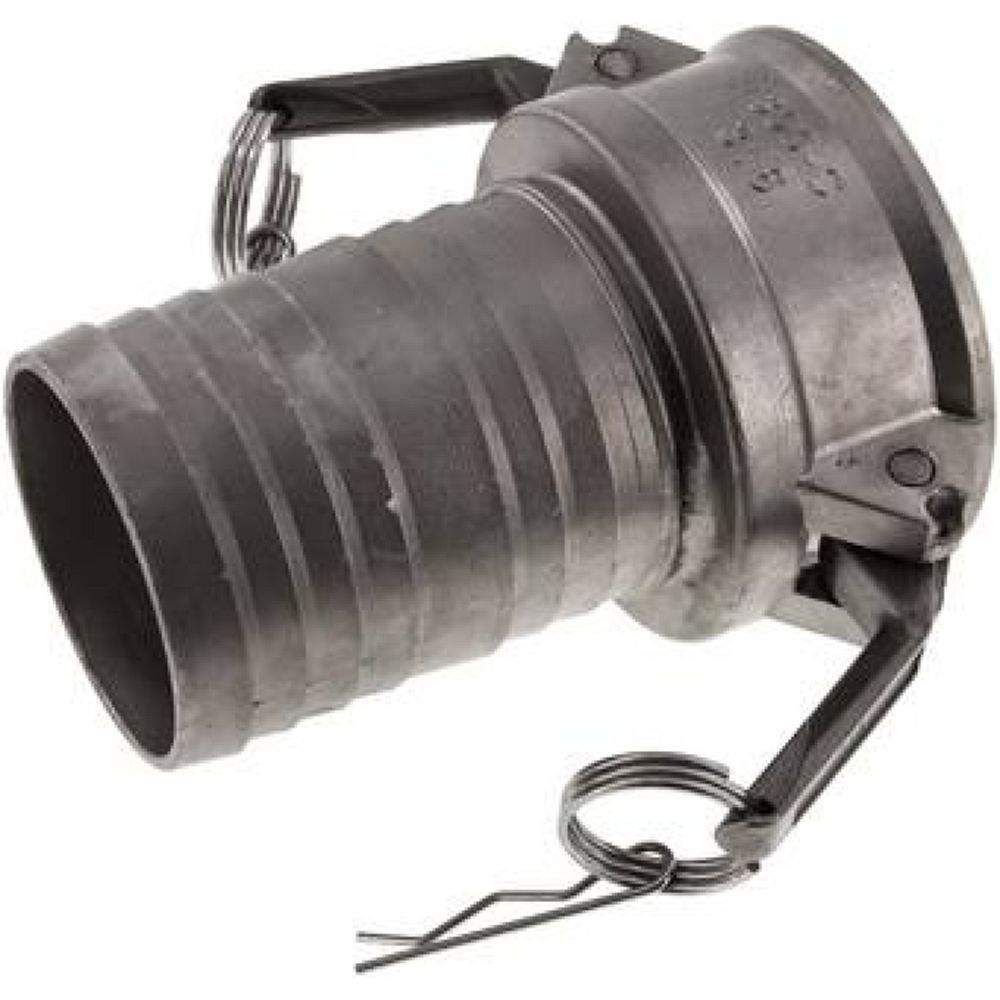 Kamlock-Kupplung (C) 75 (3")mm Schlauch, Edelstahl (1.4408)