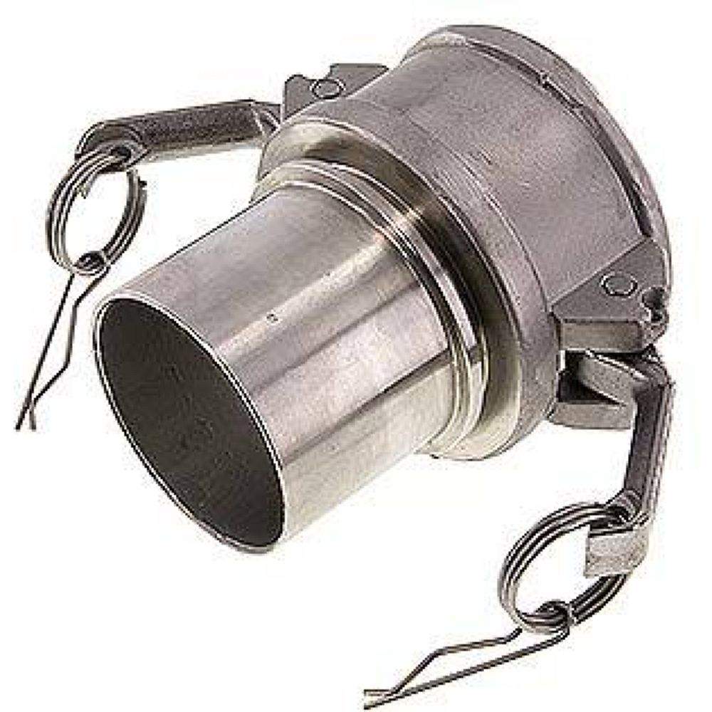 DIN/EN-Kamlock-Kupplung (C/CC) 75 (3")mm Schlauch, Edelstahl (1.4408)