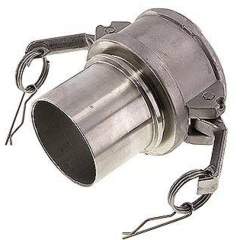 DIN/EN-Kamlock-Kupplung (C/CC) 75 (3")mm Schlauch, Edelstahl (1.4408)