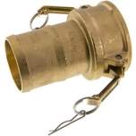 Kamlock-Kupplung (C) 75 (3")mm Schlauch, Messing