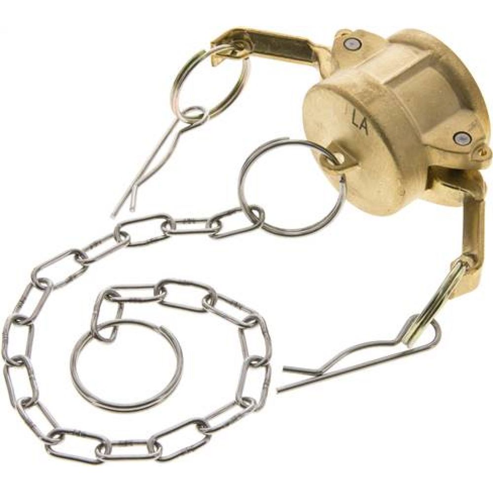 Kamlock-Verschlusskappe (DC) 1", Messing