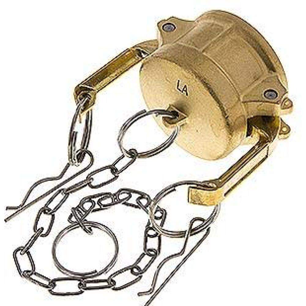 Kamlock-Verschlusskappe (DC) 1-1/2", Messing