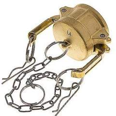 Kamlock-Verschlusskappe (DC) 1-1/2", Messing