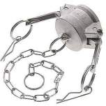 Kamlock-Verschlusskappe (DC) 1-1/4", Edelstahl (1.4408)