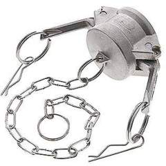 Kamlock-Verschlusskappe (DC) 1-1/4", Edelstahl (1.4408)