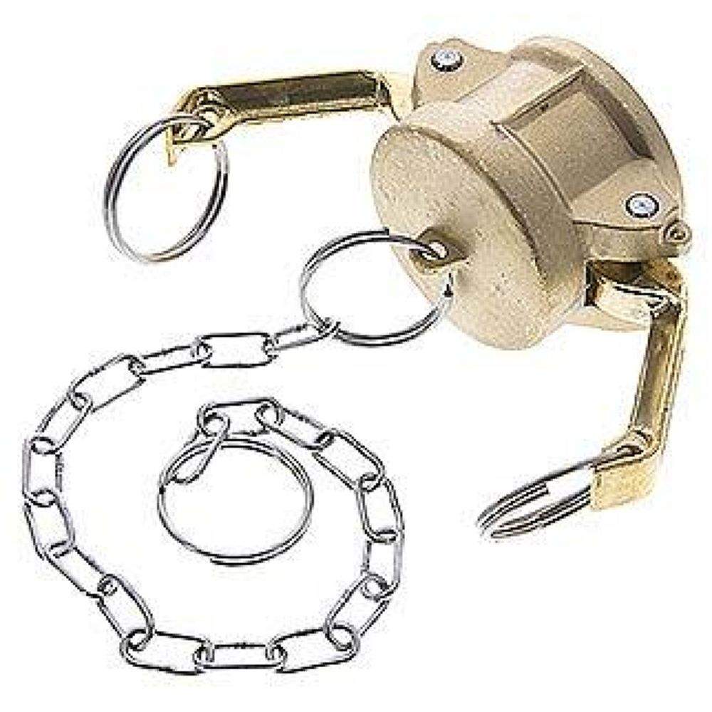 Kamlock-Verschlusskappe (DC) 1-1/4", Messing