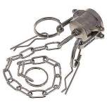 Kamlock-Verschlusskappe (DC) 1/2", Edelstahl (1.4408)