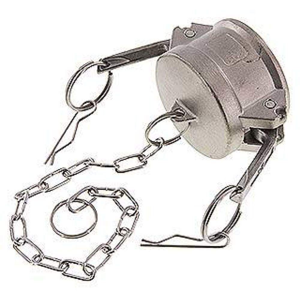 Kamlock-Verschlusskappe (DC) 2", Edelstahl (1.4408)