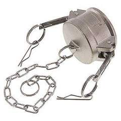 Kamlock-Verschlusskappe (DC) 2", Edelstahl (1.4408)