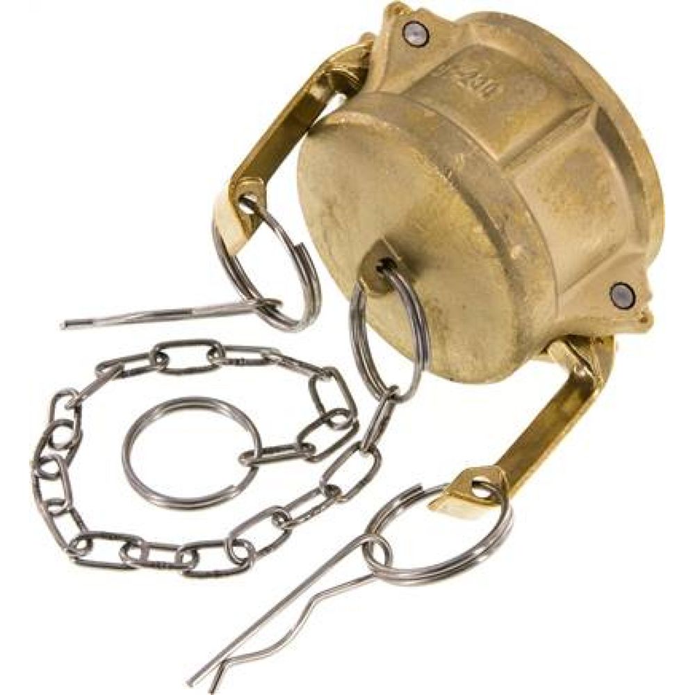 Kamlock-Verschlusskappe (DC) 2", Messing