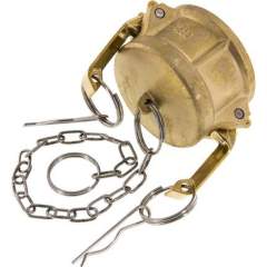 Kamlock-Verschlusskappe (DC) 2", Messing