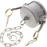 Kamlock-Verschlusskappe (DC) 2-1/2", Aluminium