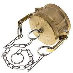 Kamlock-Verschlusskappe (DC) 2-1/2", Messing