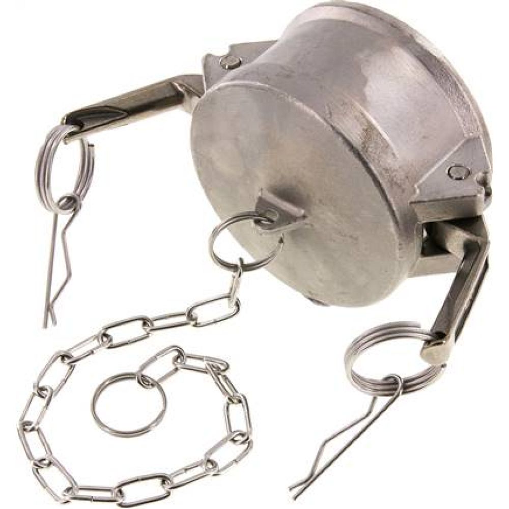 Kamlock-Verschlusskappe (DC) 3", Edelstahl (1.4408)