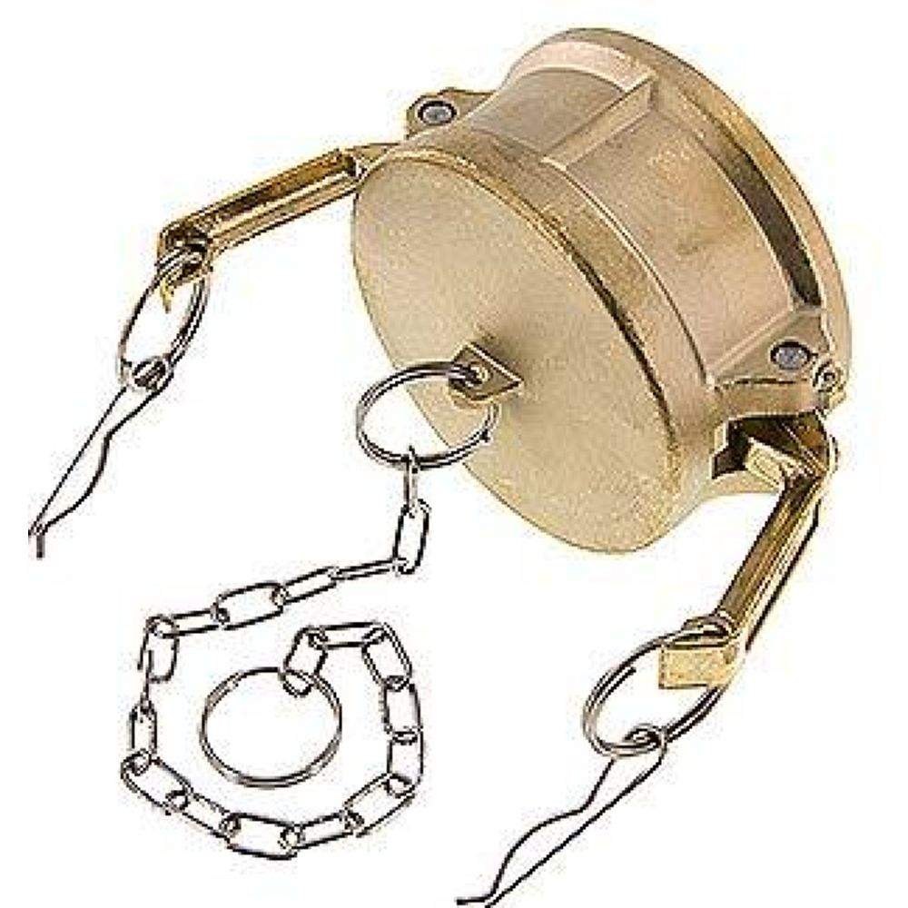 Kamlock-Verschlusskappe (DC) 3", Messing