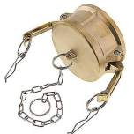 Kamlock-Verschlusskappe (DC) 3", Messing