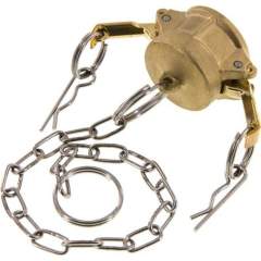 Kamlock-Verschlusskappe (DC) 3/4", Messing