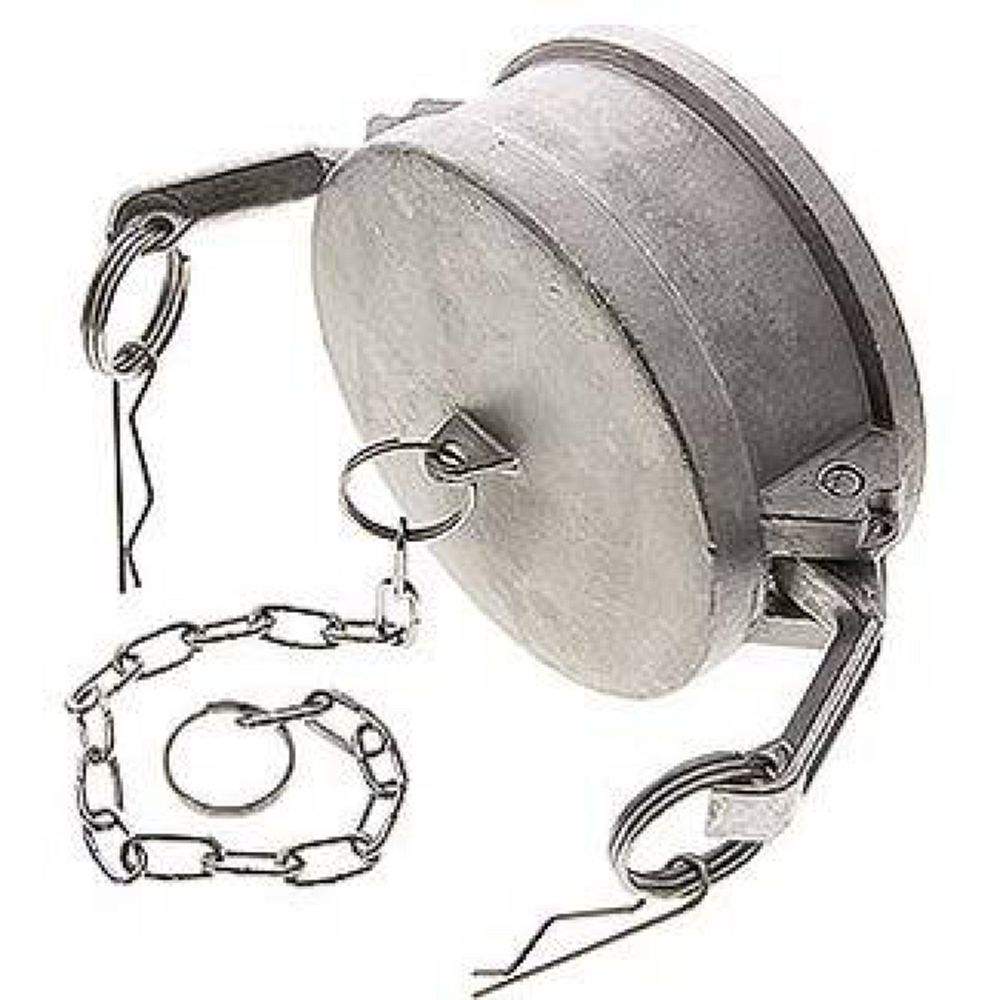 Kamlock-Verschlusskappe (DC) 4", Edelstahl (1.4408)