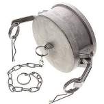 Kamlock-Verschlusskappe (DC) 4", Edelstahl (1.4408)