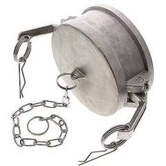 Kamlock-Verschlusskappe (DC) 4", Edelstahl (1.4408)