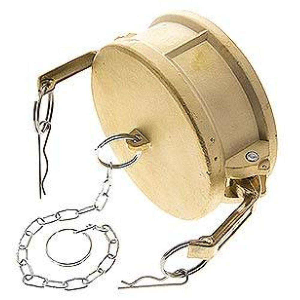 Kamlock-Verschlusskappe (DC) 4", Messing