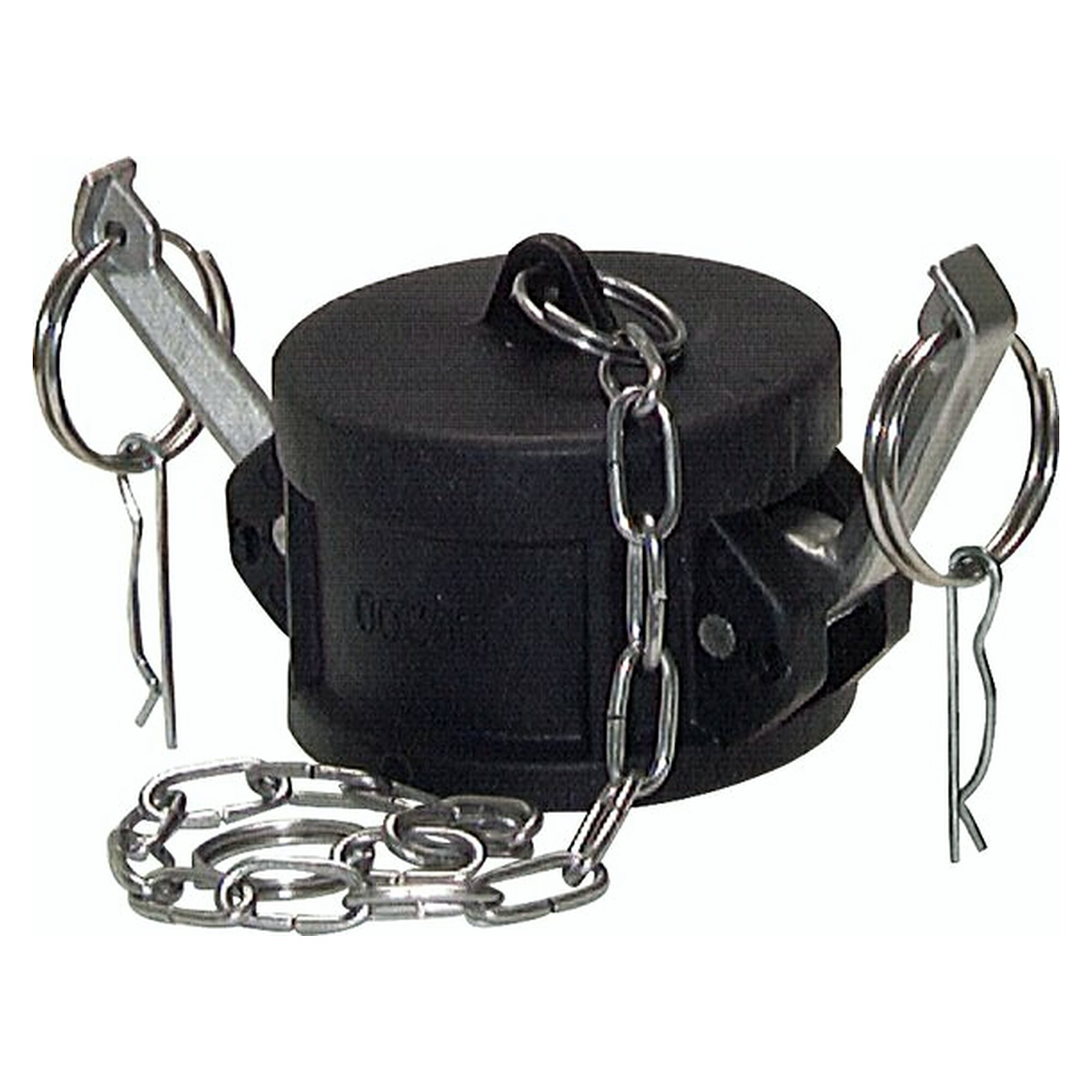 Cam lock quick coupling with lever locking, closing cap, nominal width DN 90 (4") mm, polypropylene