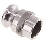 Kamlock-Stecker mit Anschweißende 48,3mm