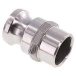 Kamlock-Stecker mit Anschweißende 42,4mm