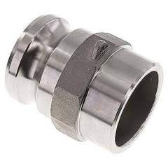 Kamlock-Stecker mit Anschweißende 76,1mm