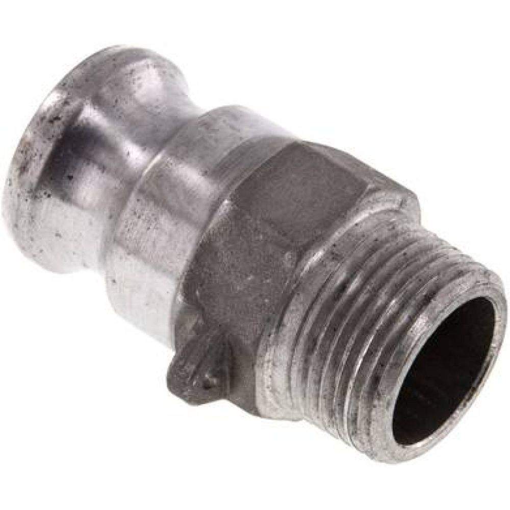 Kamlock-Stecker (F) R 1"(AG), Aluminium