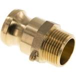 Kamlock-Stecker (F) R 1"(AG), Messing