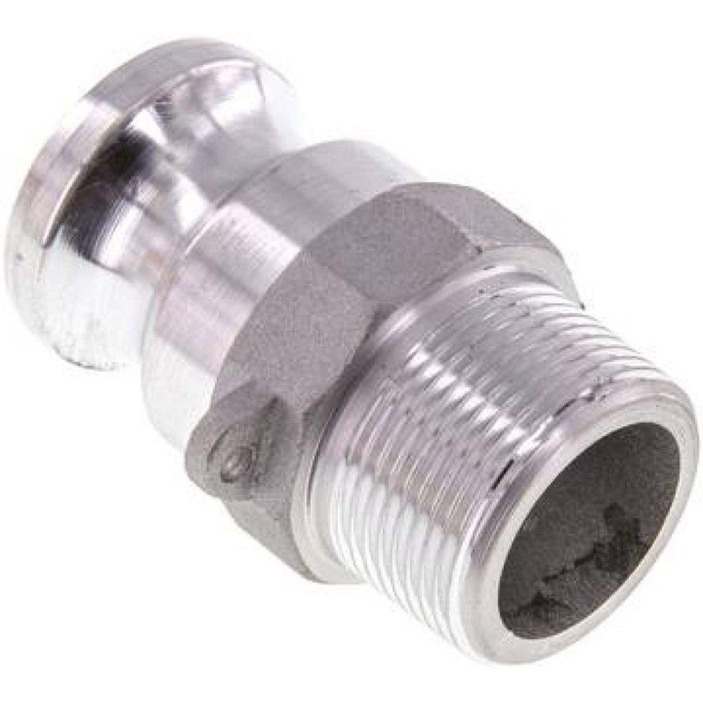 Kamlock-Stecker (F) R 1-1/4"(AG), Aluminium