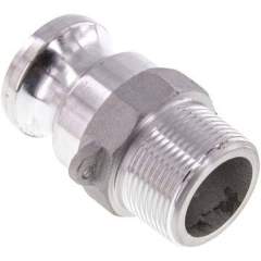 Kamlock-Stecker (F) R 1-1/4"(AG), Aluminium