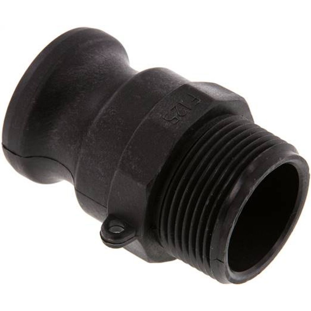 Kamlock-Stecker (F) R 1-1/4"(AG), Polypropylen