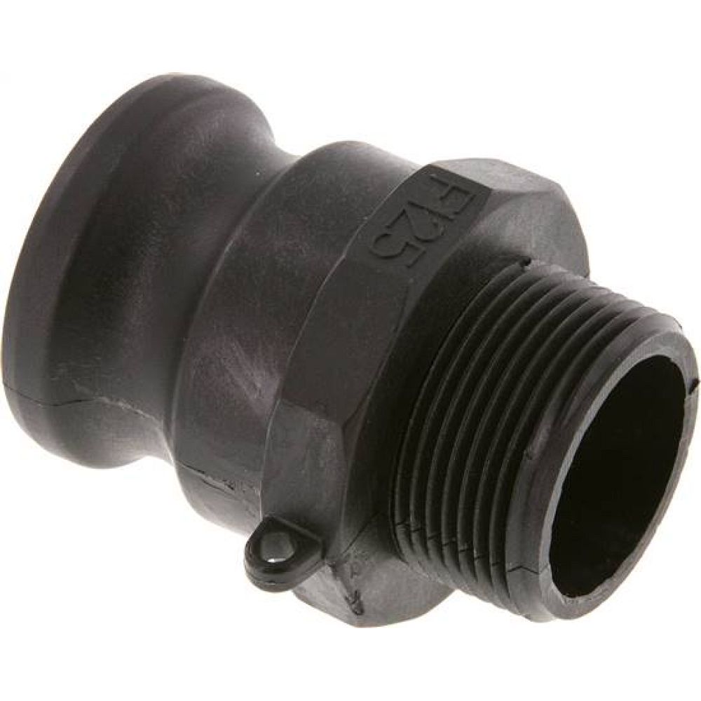 Kamlock-Stecker (F) R 1-1/4"(AG), Polypropylen