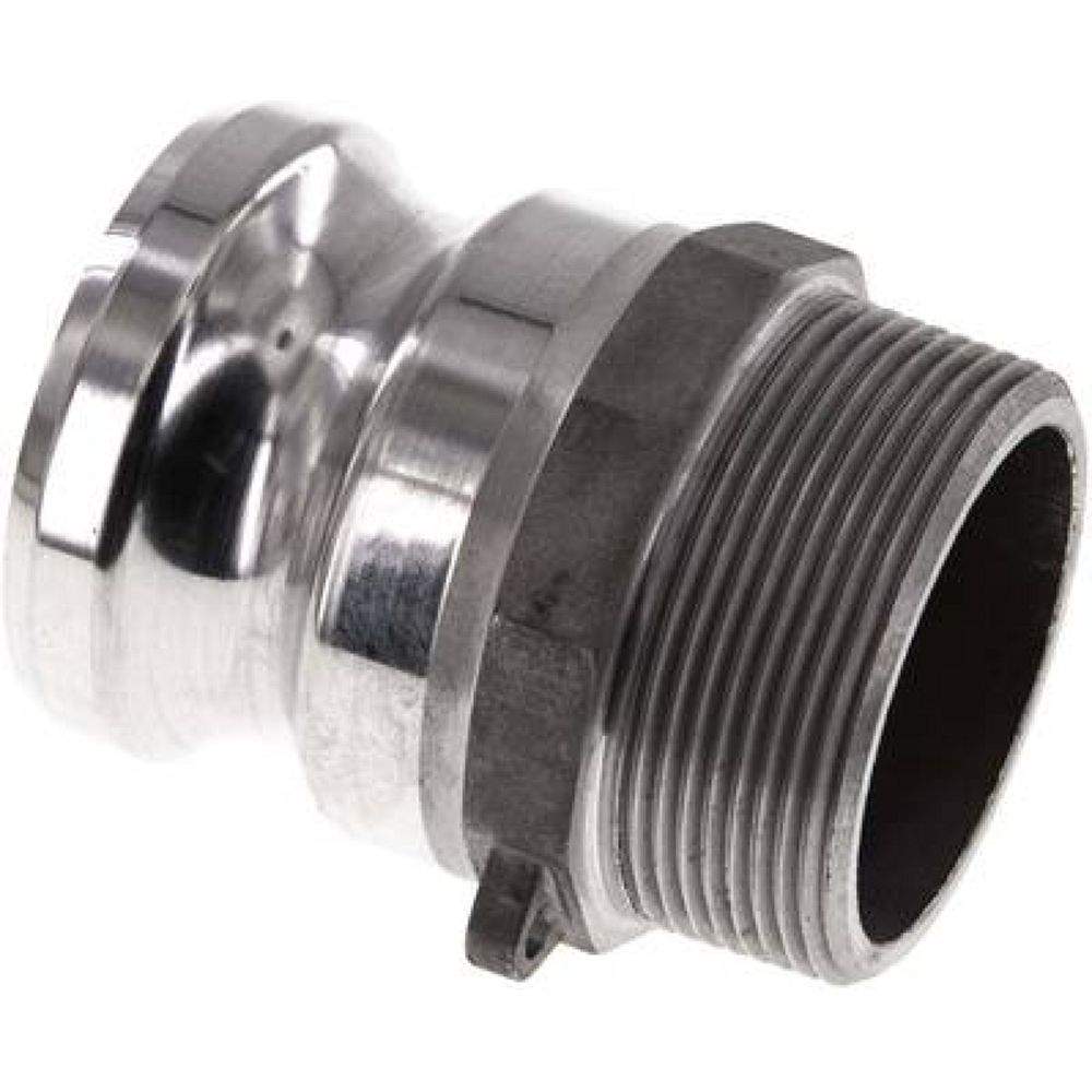 Kamlock-Stecker (F) R 2"(AG), Aluminium