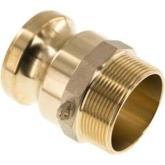 Kamlock-Stecker (F) R 2"(AG), Messing