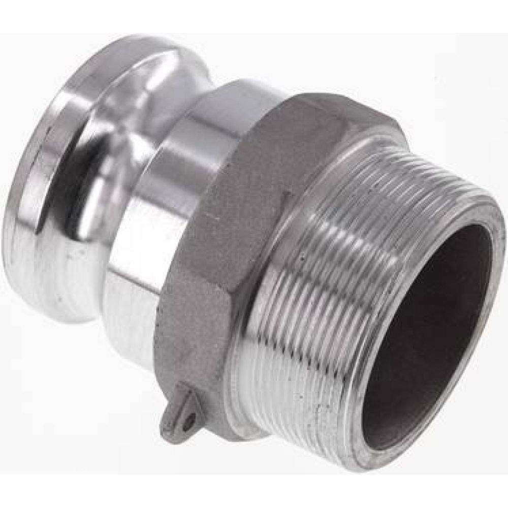 Kamlock-Stecker (F) R 2-1/2"(AG), Aluminium