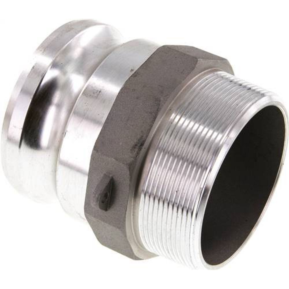 Kamlock-Stecker (F) R 3"(AG), Aluminium