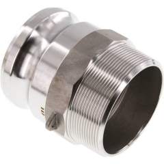 Kamlock-Stecker (F) R 3"(AG), Edelstahl (1.4408)