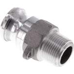 Kamlock-Stecker (F) R 3/4"(AG), Aluminium