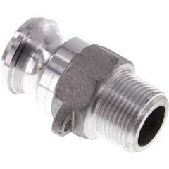 Kamlock-Stecker (F) R 3/4"(AG), Aluminium