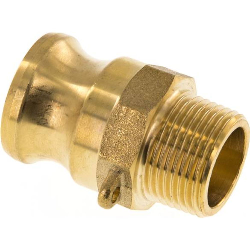 Kamlock-Stecker (F) R 3/4"(AG), Messing