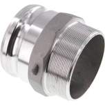 Kamlock-Stecker (F) R 4"(AG), Aluminium