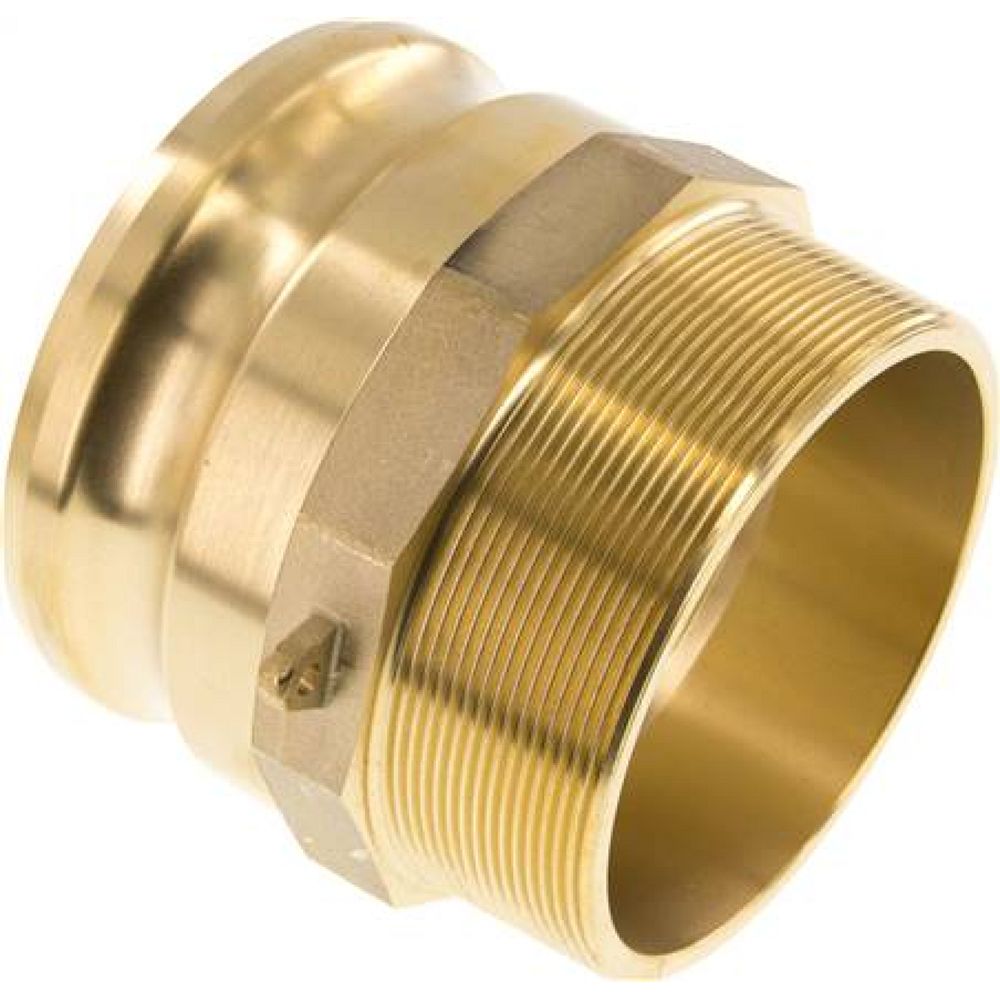 Kamlock-Stecker (F) R 4"(AG), Messing