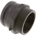 Kamlock-Stecker (F) R 4"(AG), Polypropylen